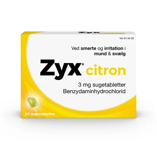 Zyx citron 3 mg Uglecare Zyx citron 3 mg