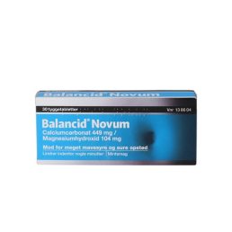 Balancid Novum 449 mg + 104 mg