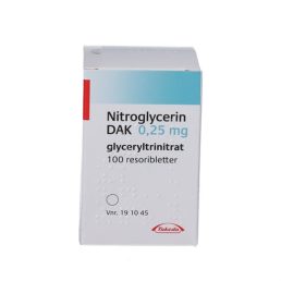 Nitroglycerin "DAK" 0,25 mg