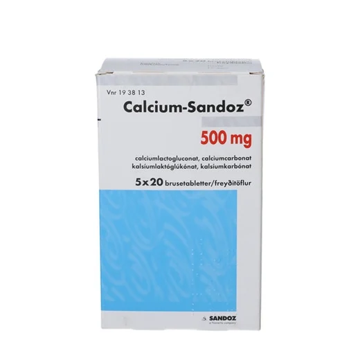 Calcium-Sandoz 500 mg Uglecare Calcium-Sandoz 500 mg