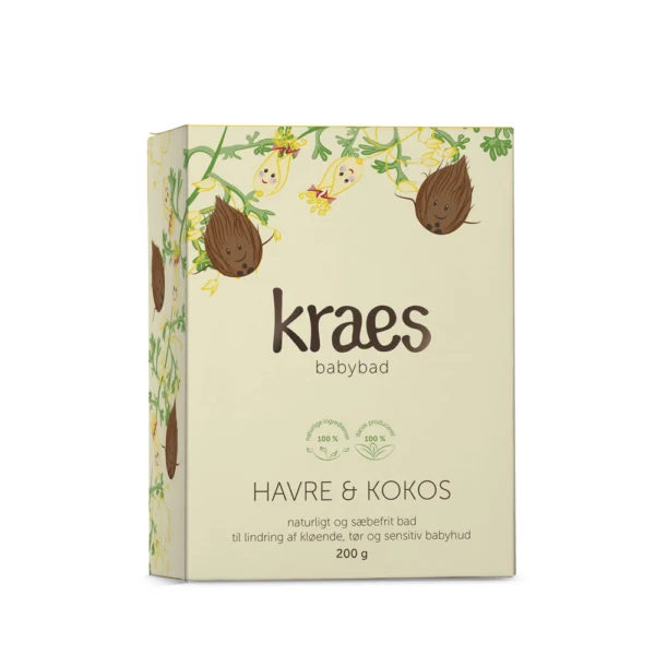 KRAES Babybad Havre/Kokos Uglecare KRAES Babybad Havre/Kokos
