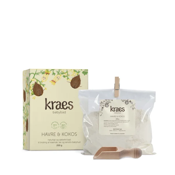 KRAES Babybad Havre/Kokos Uglecare KRAES Babybad Havre/Kokos - Billede 4