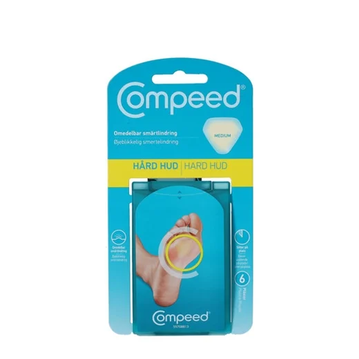 Compeed hård hud plaster mediu Uglecare Compeed hård hud plaster mediu