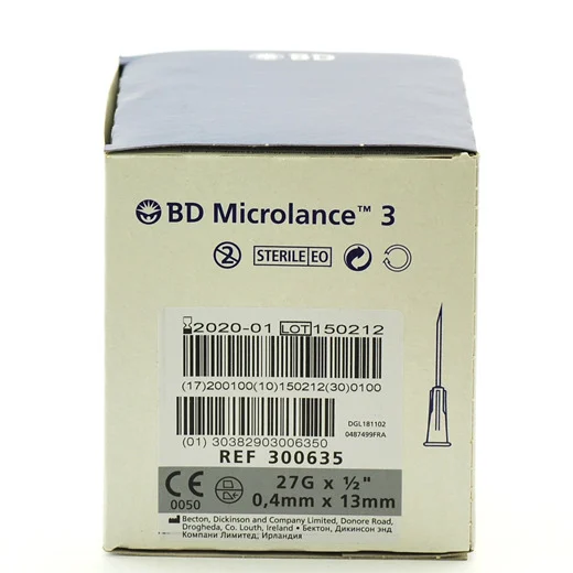 BD Microlance 3 kanyle Grå13mm Uglecare BD Microlance 3 kanyle Grå13mm