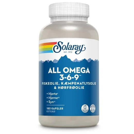 Solaray All Omega 3-6-9 1200mg Uglecare Solaray All Omega 3-6-9 1200mg