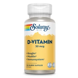 Solaray D-Vitamin 30 mikg
