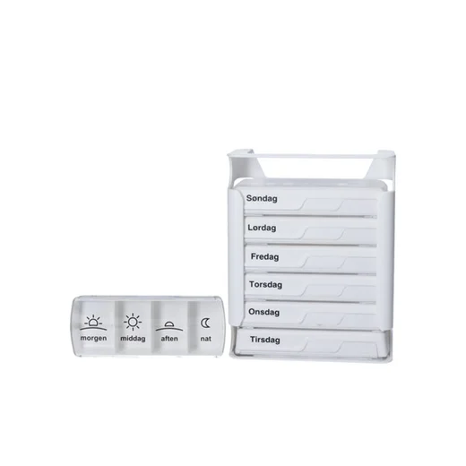 Anabox 7 Dage Compact - Hvid Uglecare Anabox 7 Dage Compact - Hvid