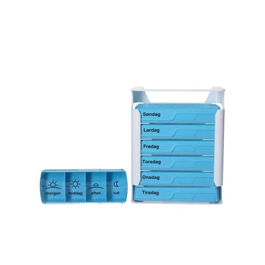 Anabox 7 Dage Compact - Turkis Uglecare Anabox 7 Dage Compact - Turkis