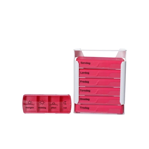Anabox 7 Dage Compact - Pink Uglecare Anabox 7 Dage Compact - Pink
