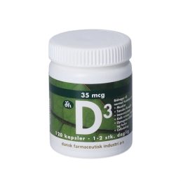 D3 Vitamin m.olivenolie 35 mcg