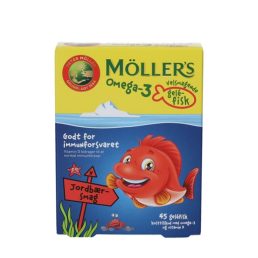 Möllers Omega-3 fisk Jordbær