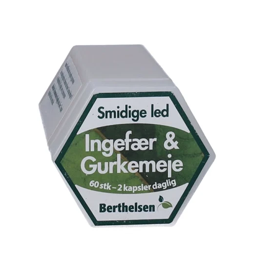 Berthelsen Ingefær & Gurkemeje Uglecare Berthelsen Ingefær & Gurkemeje