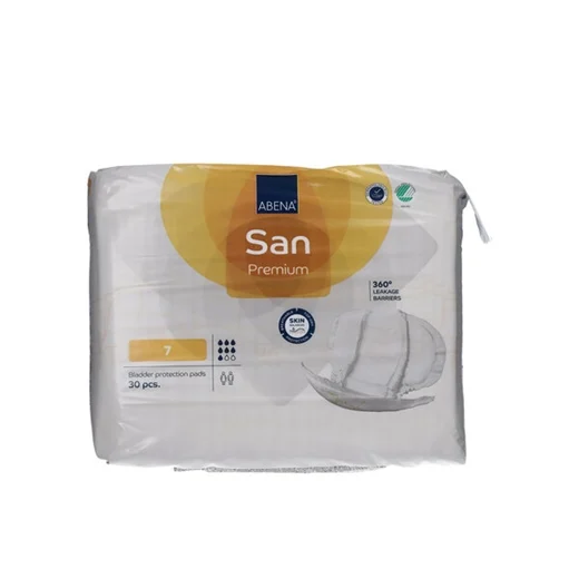 Abena San 7 - gul - Premium Uglecare Abena San 7 - gul - Premium