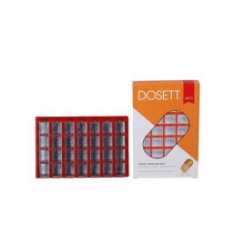 Dosett doseringsæske rød Midi