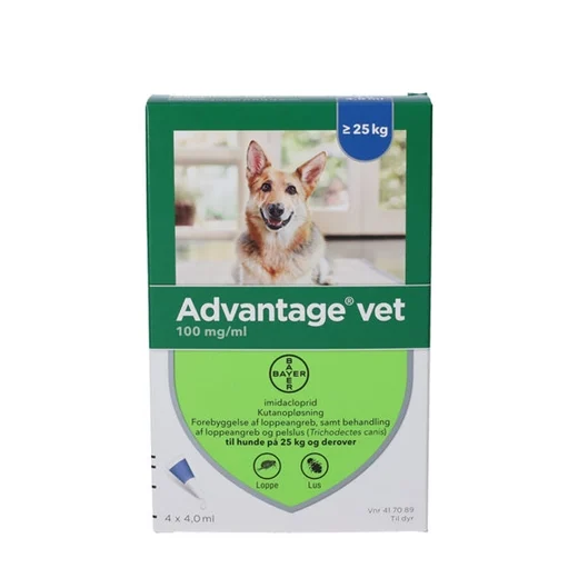 Advantage pour-on hund 25-40kg Uglecare Advantage pour-on hund 25-40kg