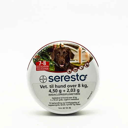 Seresto Vet. til hunde over 8 Uglecare Seresto Vet. til hunde over 8
