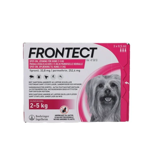 Frontect (til hunde 2-5 kg) 33 Uglecare Frontect (til hunde 2-5 kg) 33