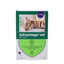 Advantage pour-on kat 4-8 kg
