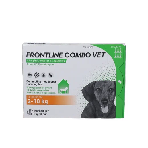 Frontline Combo hund 2-10 kg Uglecare Frontline Combo hund 2-10 kg