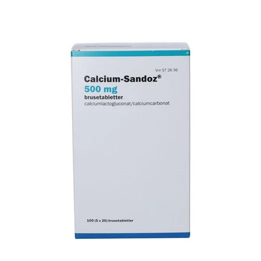 Calcium-Sandoz 500 mg Uglecare Calcium-Sandoz 500 mg