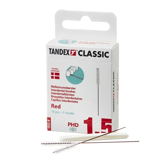 Tandex Classic Rød Mellemr. bø Uglecare Tandex Classic Rød Mellemr. bø