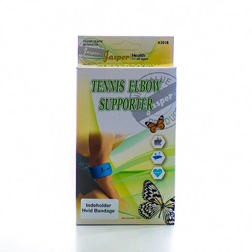 Jasper tennisalbuebandage hvid Uglecare Jasper tennisalbuebandage hvid