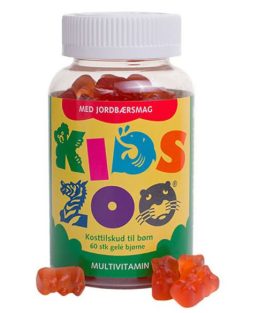 Kids Zoo Multivitamin Jordbær