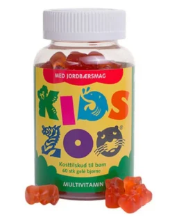 Kids Zoo Multivitamin Jordbær