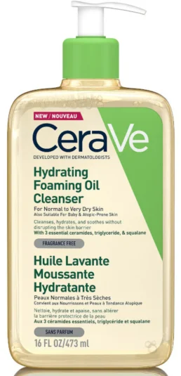 CeraVe Hydrating Foam Oil Clea