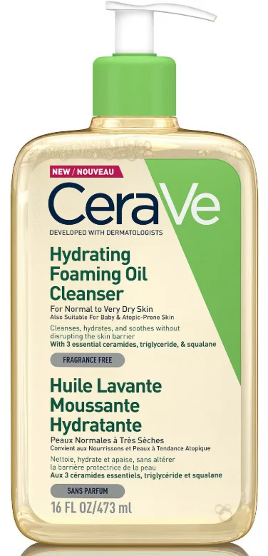 CeraVe Hydrating Foam Oil Clea Uglecare CeraVe Hydrating Foam Oil Clea