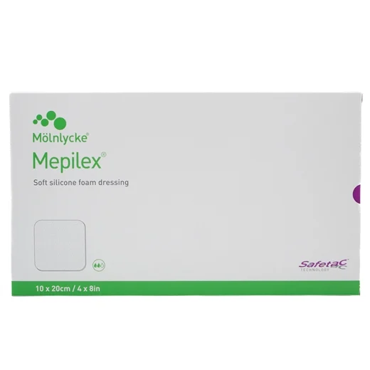 Mepilex Safetac Steril 10x20 Uglecare Mepilex Safetac Steril 10x20