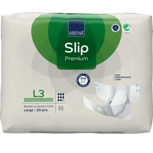 Abena Slip L3 med grøn tryk P. Uglecare Abena Slip L3 med grøn tryk P.