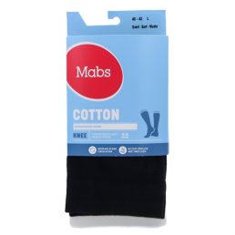 Mabs Cotton Knee Black L