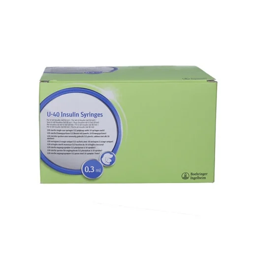 U-40 Insulin sprøjte 0,3ml Uglecare U-40 Insulin sprøjte 0,3ml