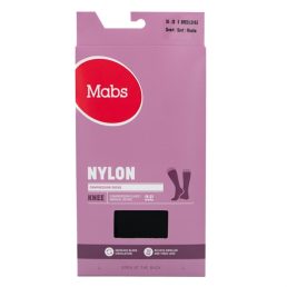 Mabs Nylon Knee Wide Black S
