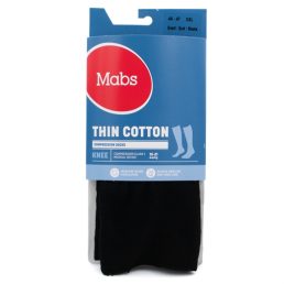 Mabs Thin knæstrømper Sort XXL