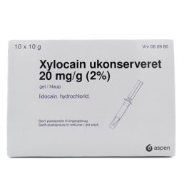 Xylocain ukonserveret 2%