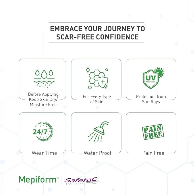 Mepiform Safetac 4x30 cm Uglecare Mepiform Safetac 4x30 cm - Billede 5