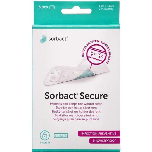Sorbact Secure 5 x 7,2 cm Uglecare Sorbact Secure 5 x 7,2 cm