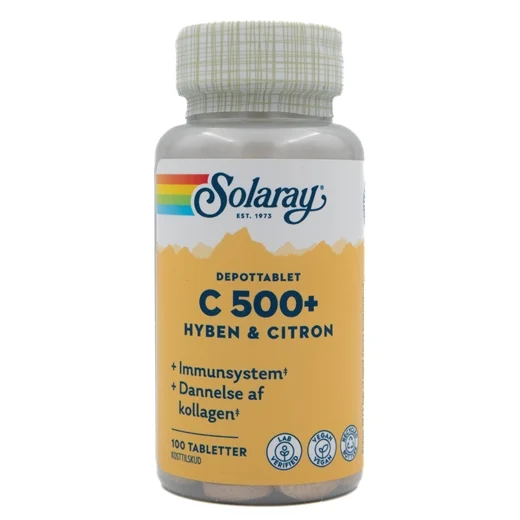 Solaray C 500+ hyben & citron Uglecare Solaray C 500+ hyben & citron