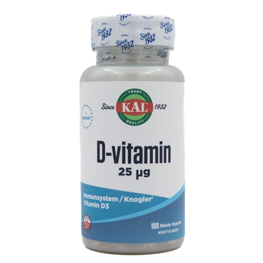 KAL D-Vitamin 25 mcg