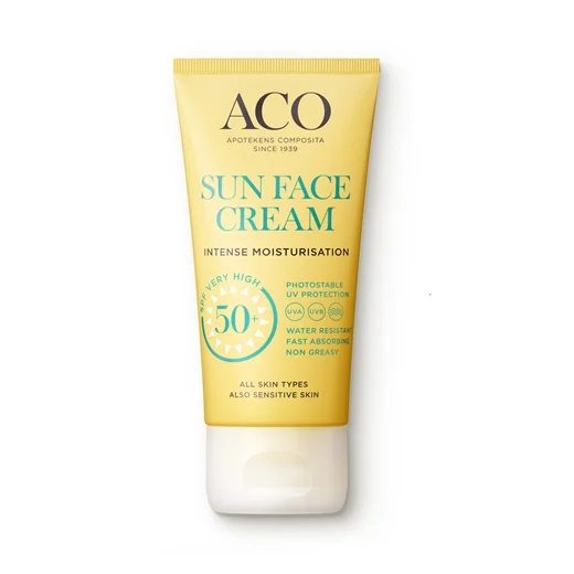 ACO Sun Face Cream SPF50+ 50ml Uglecare ACO Sun Face Cream SPF50+ 50ml