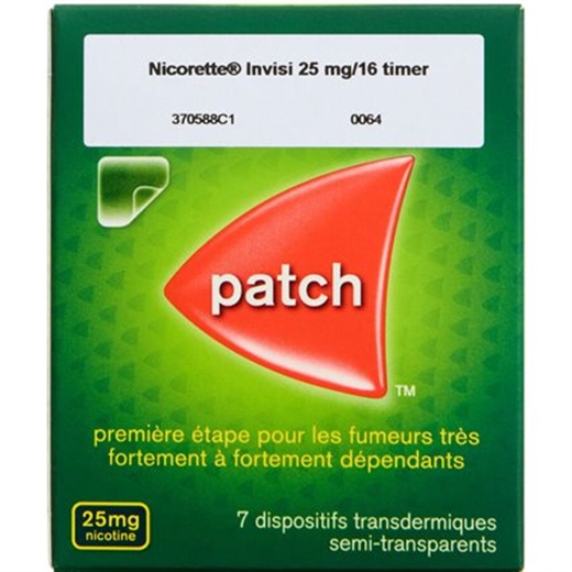 Nicorette Invisi 25 mg/16 time Uglecare Nicorette Invisi 25 mg/16 time