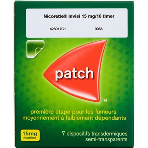 Nicorette Invisi 15 mg/16 time Uglecare Nicorette Invisi 15 mg/16 time