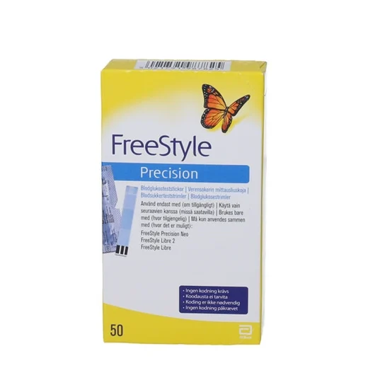 FREESTYLE PRECISION teststr. Uglecare FREESTYLE PRECISION teststr.