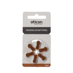 Oticon Batterier Høreapp 312