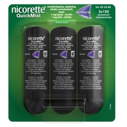 Nicorette QuickMist 1 mg/dosis