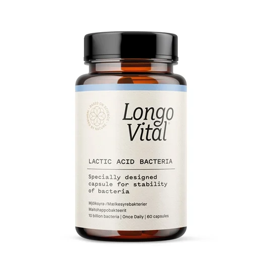 Longo Vital Lactic acid 60 stk Uglecare Longo Vital Lactic acid 60 stk