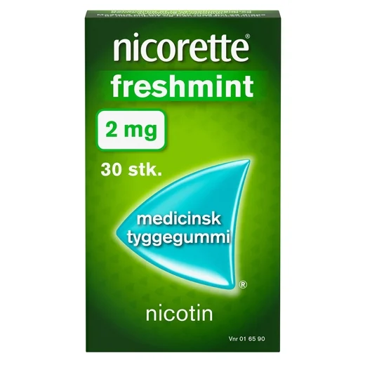 Nicorette Freshmint 2 mg Uglecare Nicorette Freshmint 2 mg