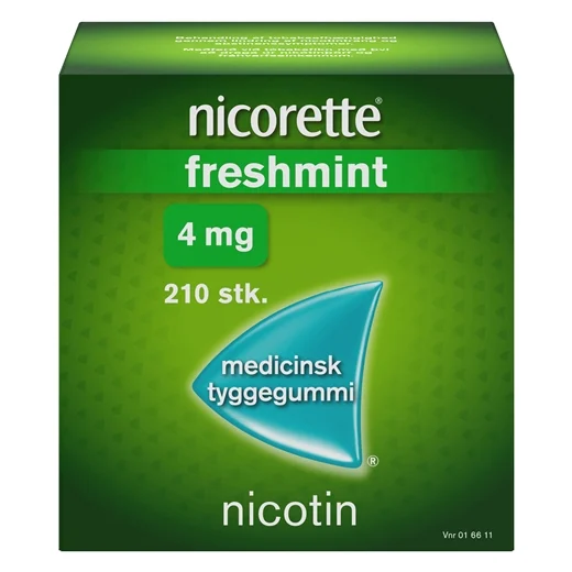 Nicorette Freshmint 4 mg Uglecare Nicorette Freshmint 4 mg